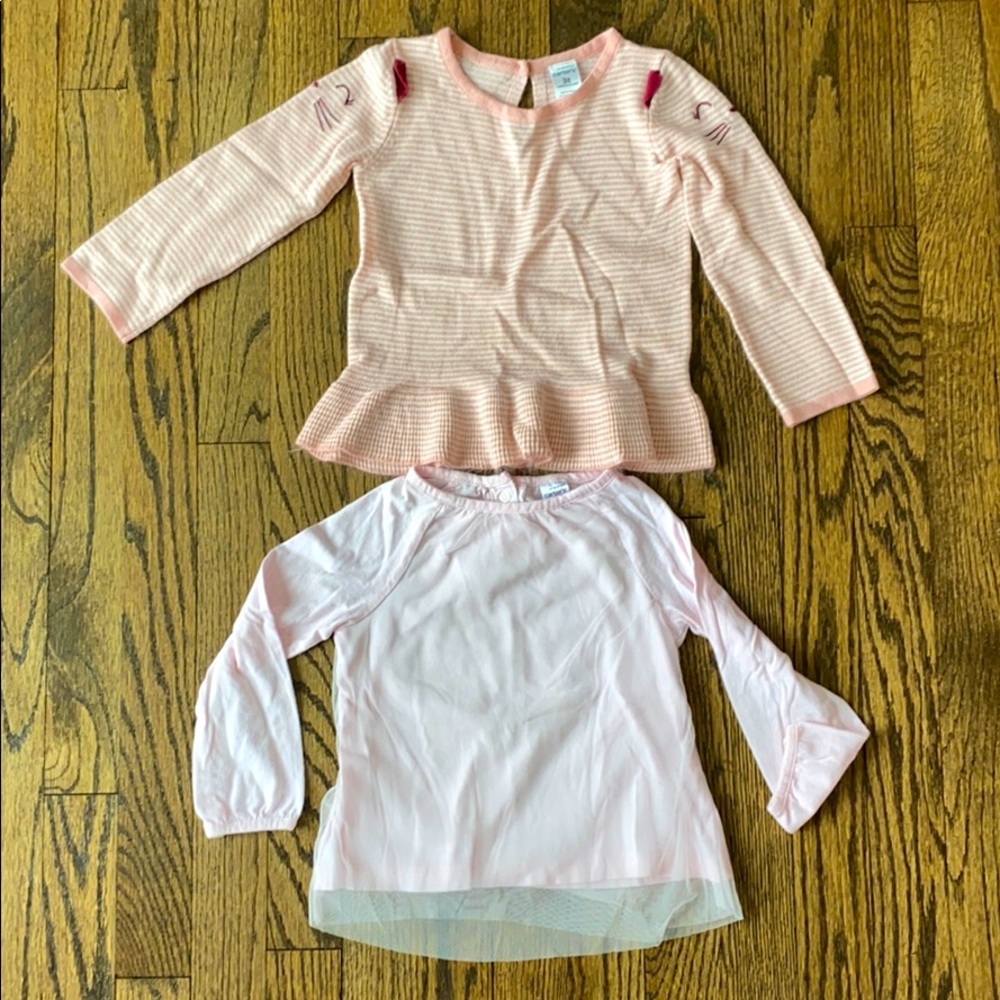 Carter’s shirts SIZE 3T